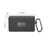 Estuche de carga PULUZ para DJI Mic 2, funda protectora de silicona a prueba de rayones, para DJI Mic 2